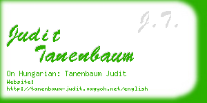 judit tanenbaum business card